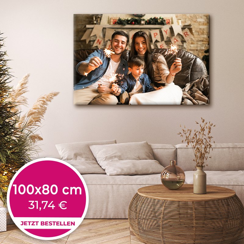 Foto auf Leinwand 100x80cm