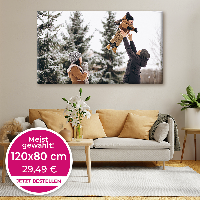 Foto auf Leinwand 120x80cm