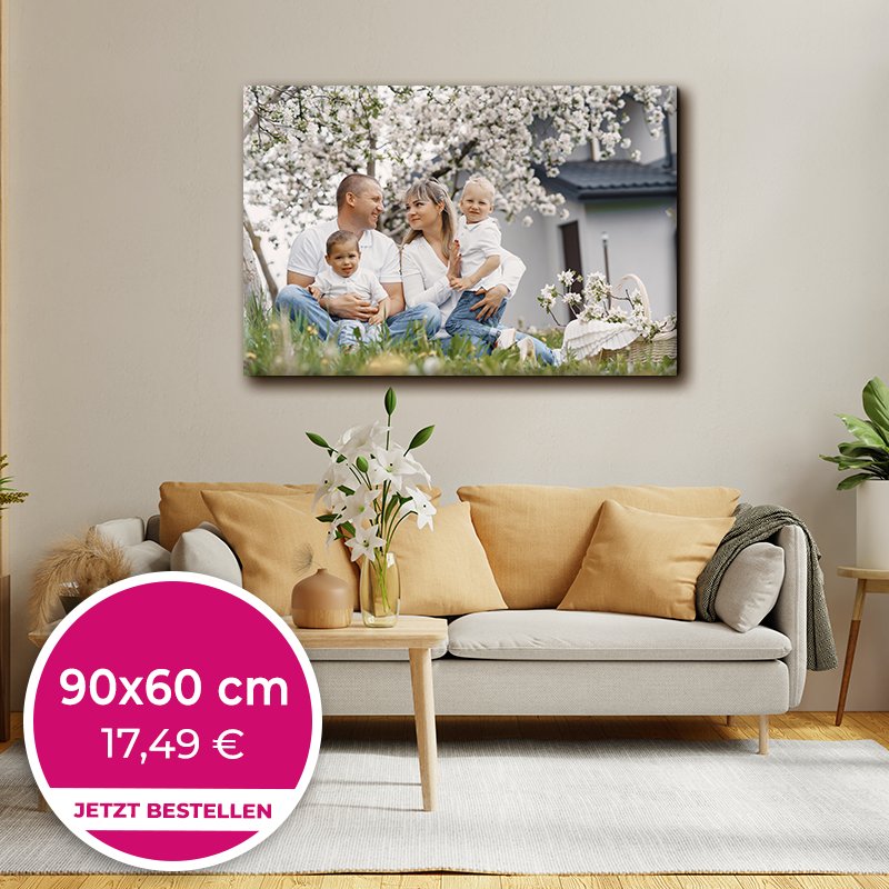 Foto auf Leinwand 100x80cm