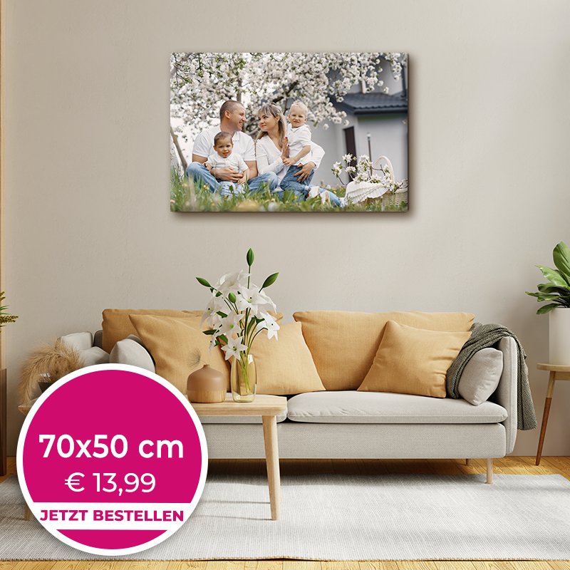 Foto auf Leinwand 70x50cm