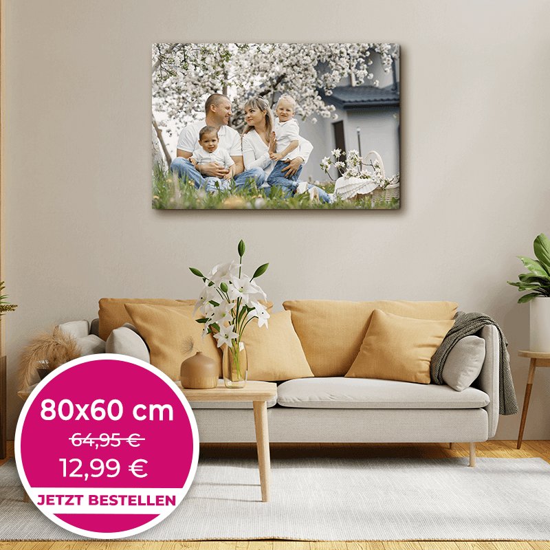 Foto auf Leinwand 60x40cm