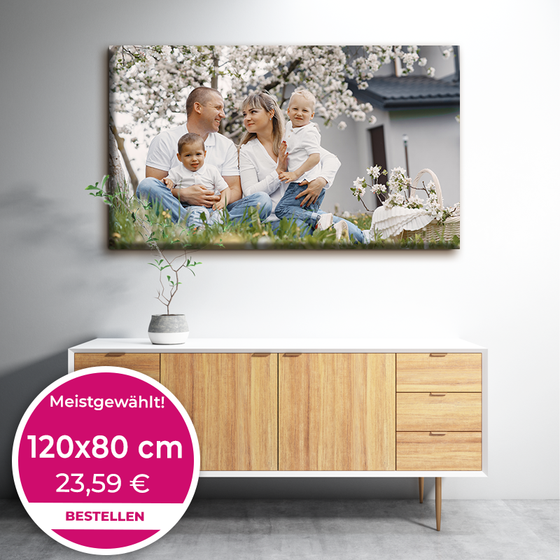 Foto auf Leinwand 120x80cm