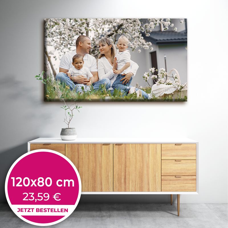 Foto auf Leinwand 120x80cm