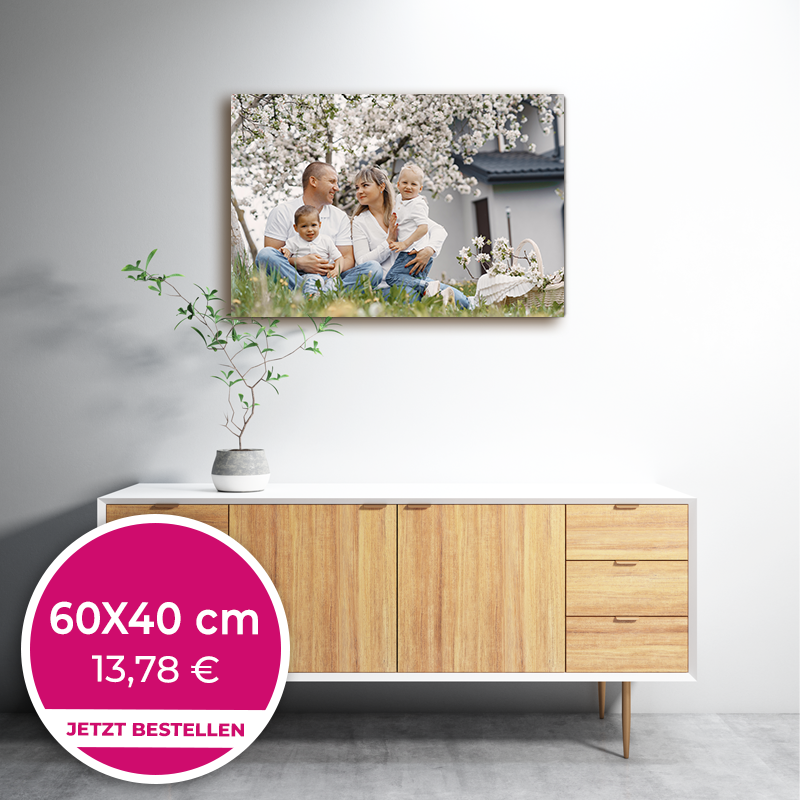 Foto auf Leinwand 100x80cm