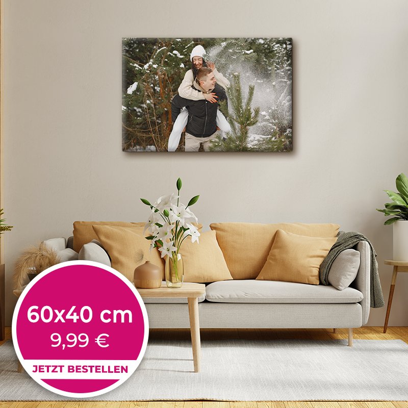 Foto auf Leinwand 60x40cm