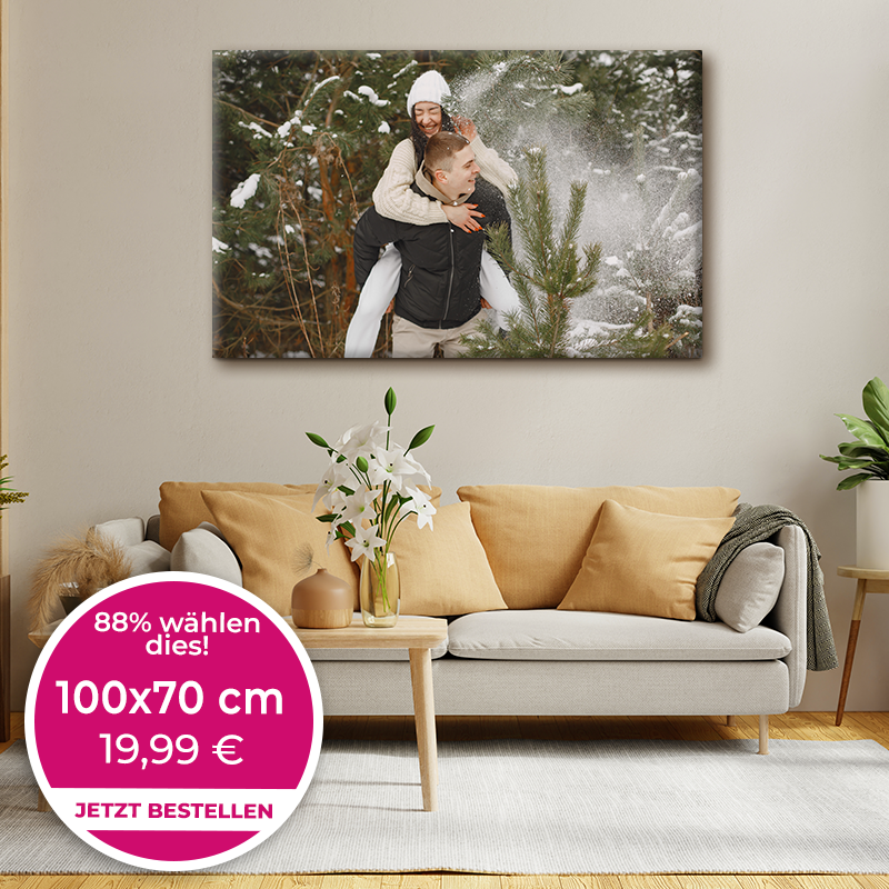 Foto auf Leinwand 100x70cm