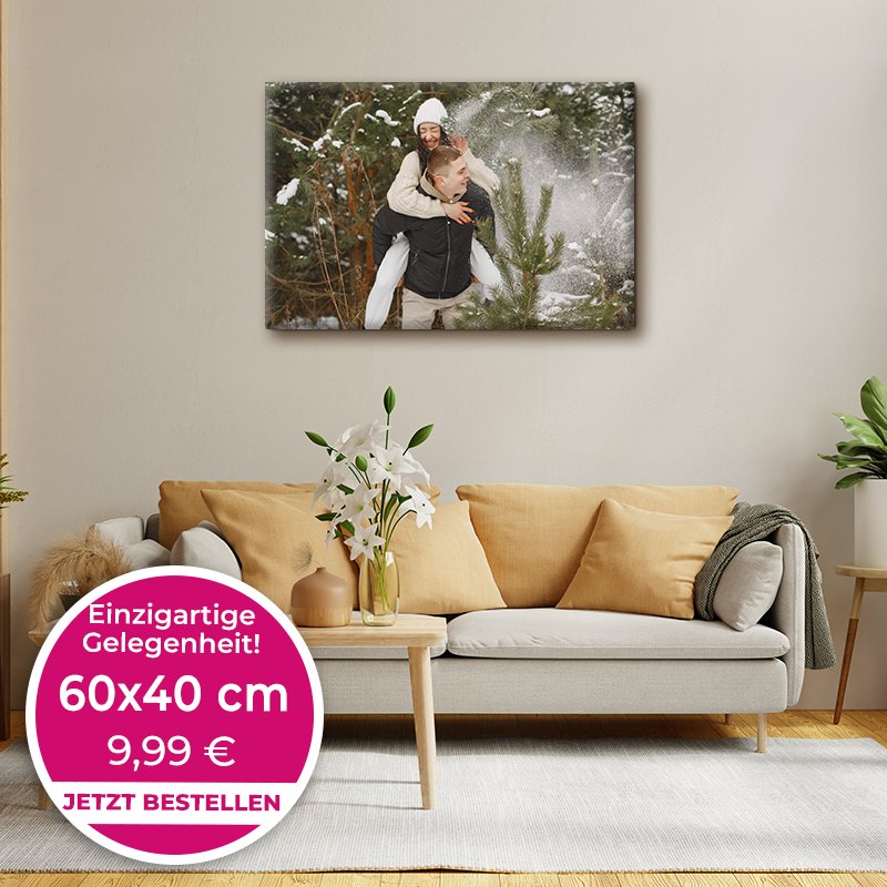 Foto auf Leinwand 60x40cm