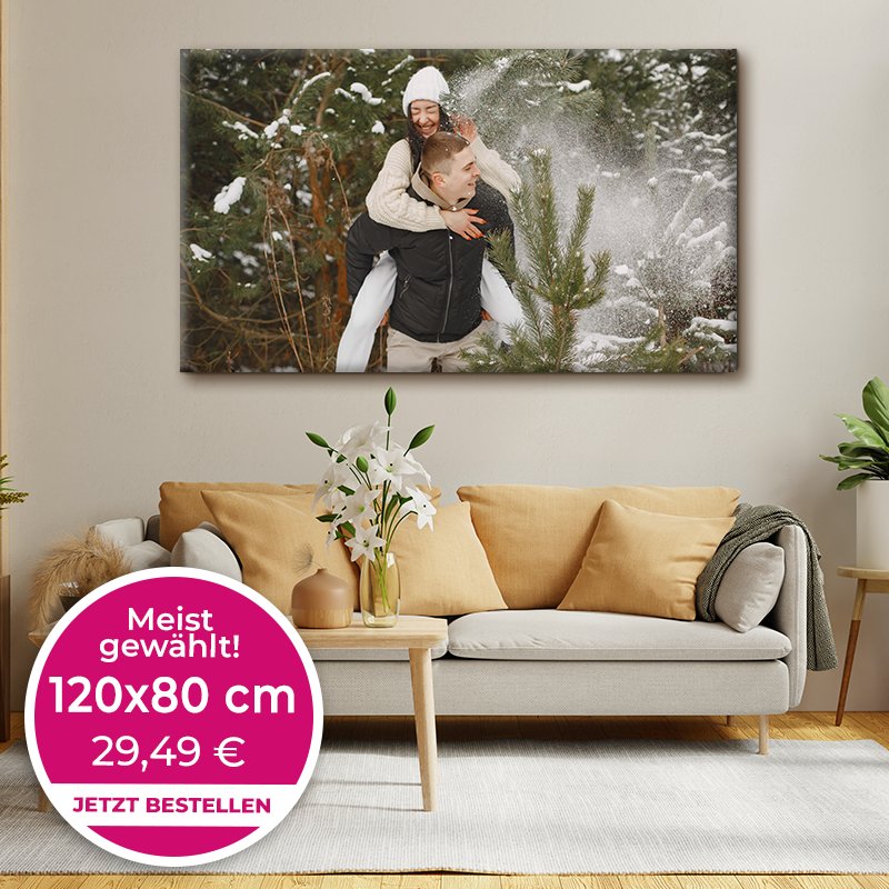 Foto auf Leinwand 120x80cm
