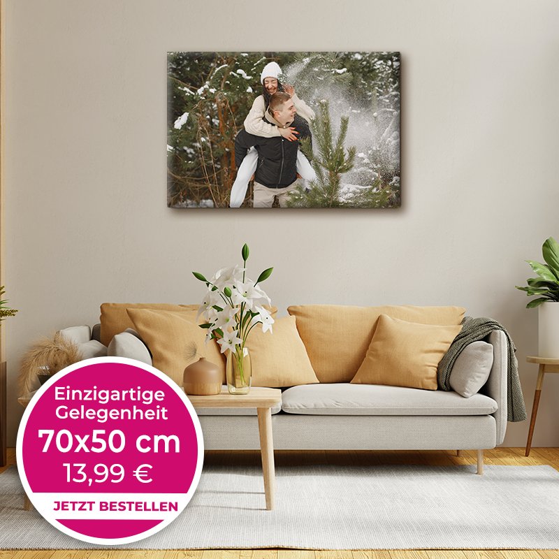 Foto auf Leinwand 70x50cm