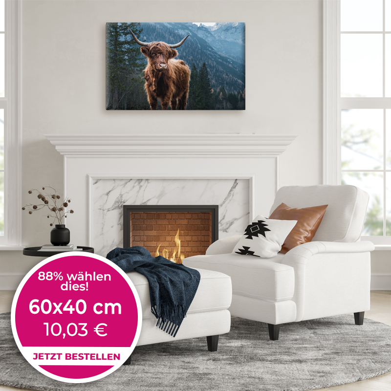 Foto auf Leinwand 60x40cm