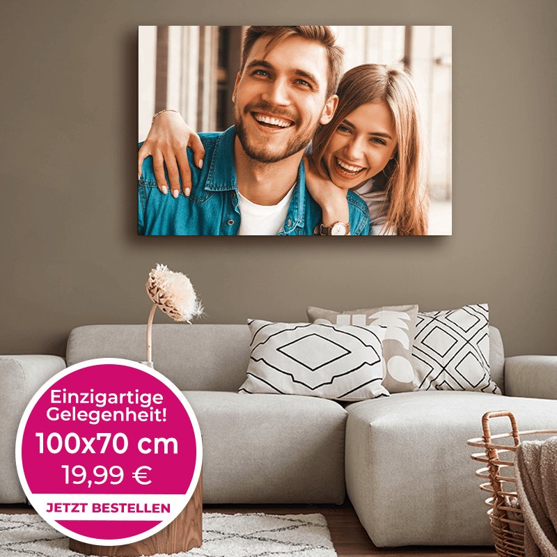 Foto auf Leinwand 100x70cm