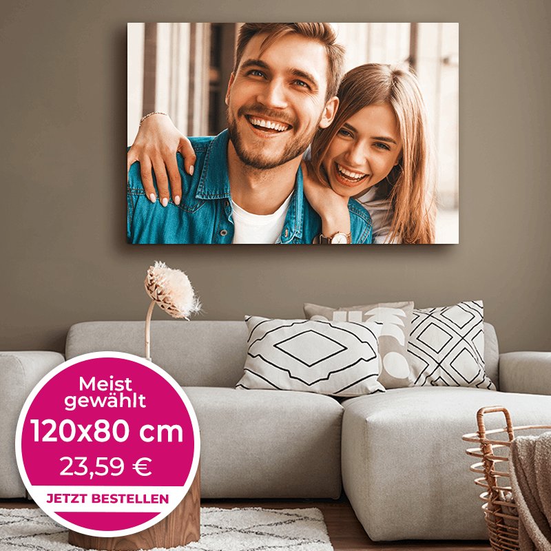 Foto auf Leinwand 120x80cm