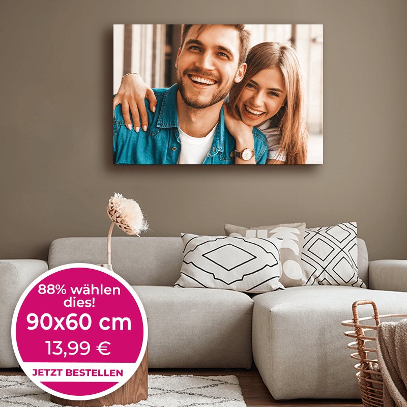 Foto auf Leinwand 90x60cm