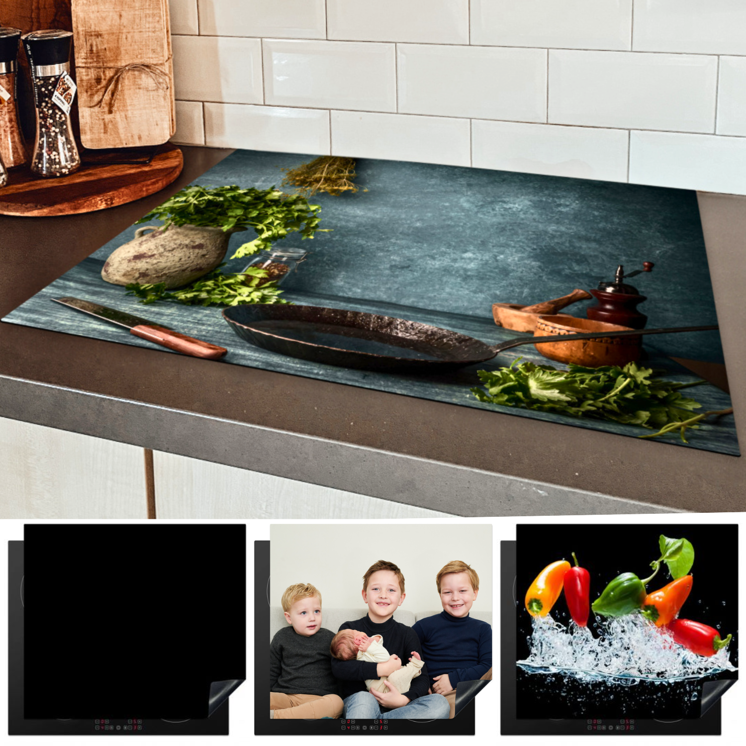 Herdabdeckplatten