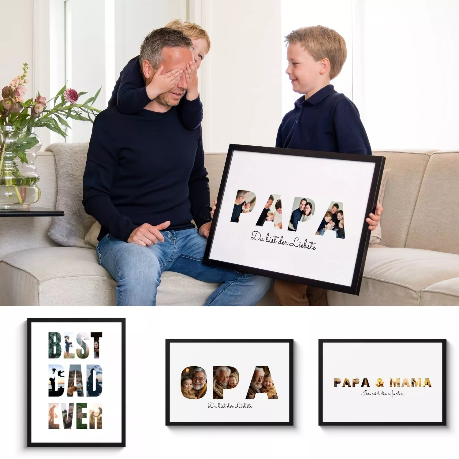 Personalisierte Bilderrahmen