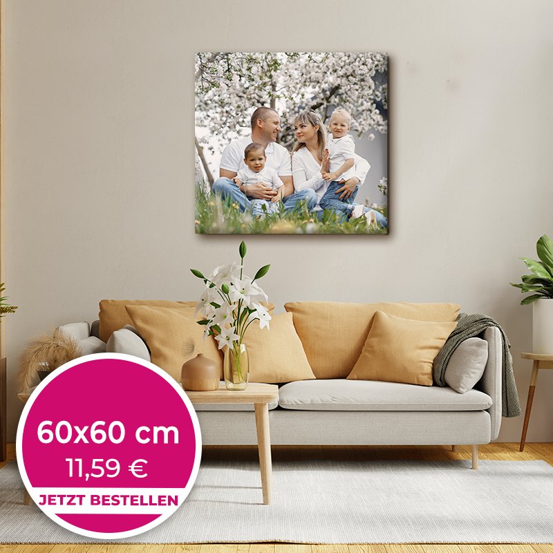 Foto auf Leinwand 90x60cm
