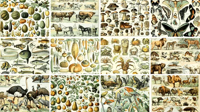 Gartenposter vintage