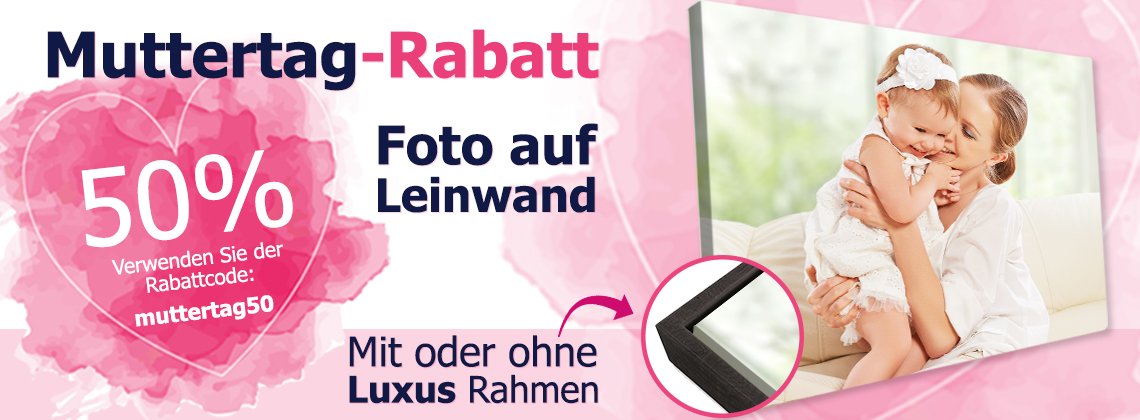 Muttertag header 50% Rabatt!