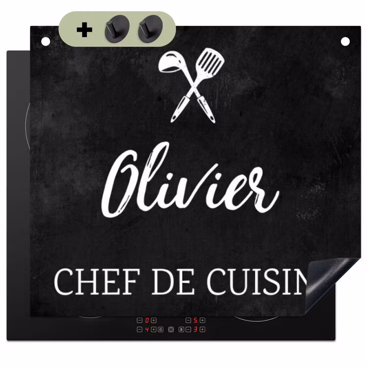Herdabdeckplatte mit Haken - Chef de cuisine