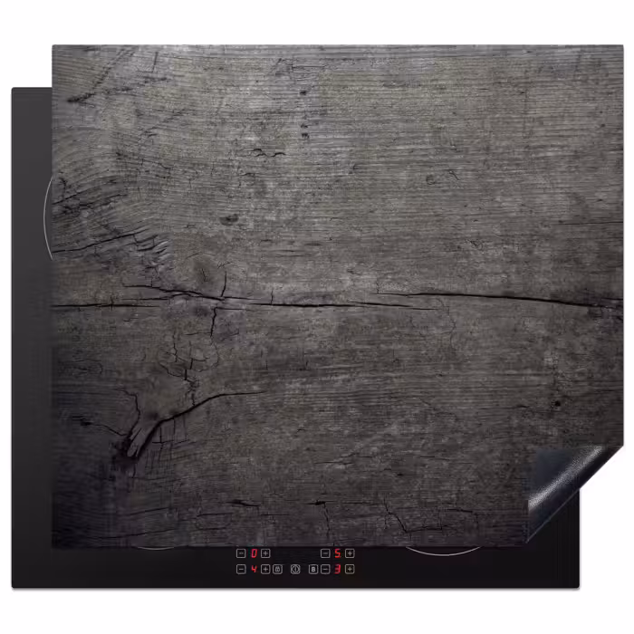 Herdabdeckplatte - Beton - Grau - dunkel