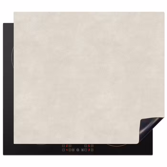 Herdabdeckplatte - Sandfarben - Modern - Glatt