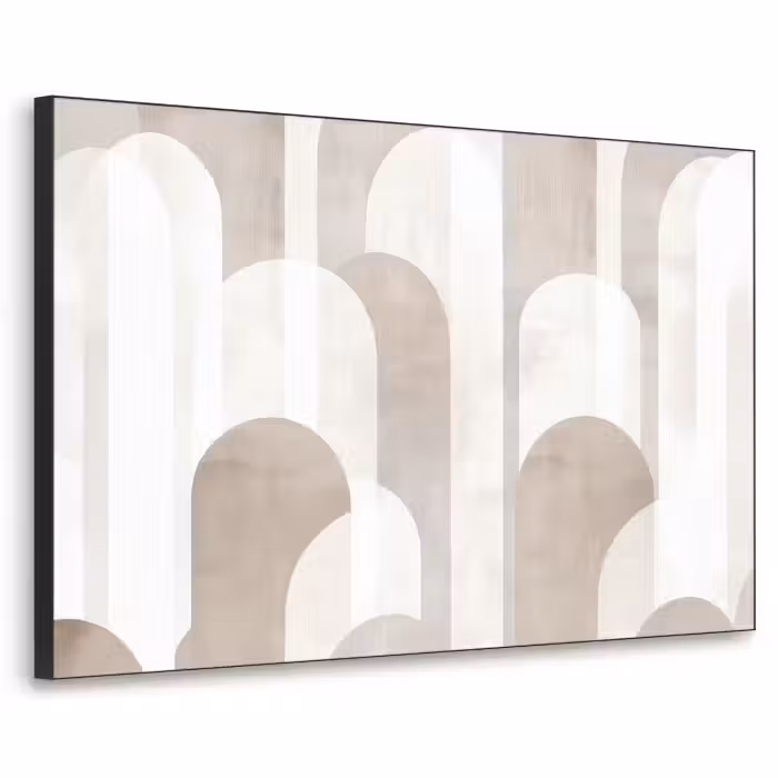 Art Frame - Abstrakte Bögen - Modern - Beige