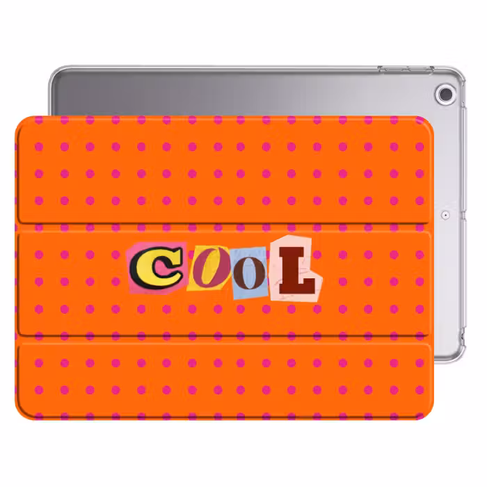 iPad Hülle - Cool - Punkte - Orange