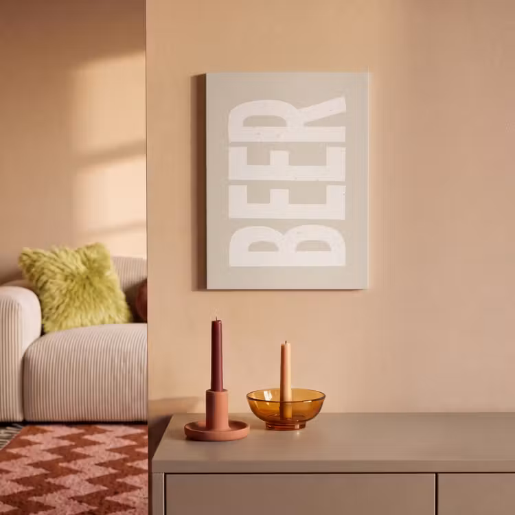 Akustikbild - Bär - Japandi - Beige - Dekoration — 3