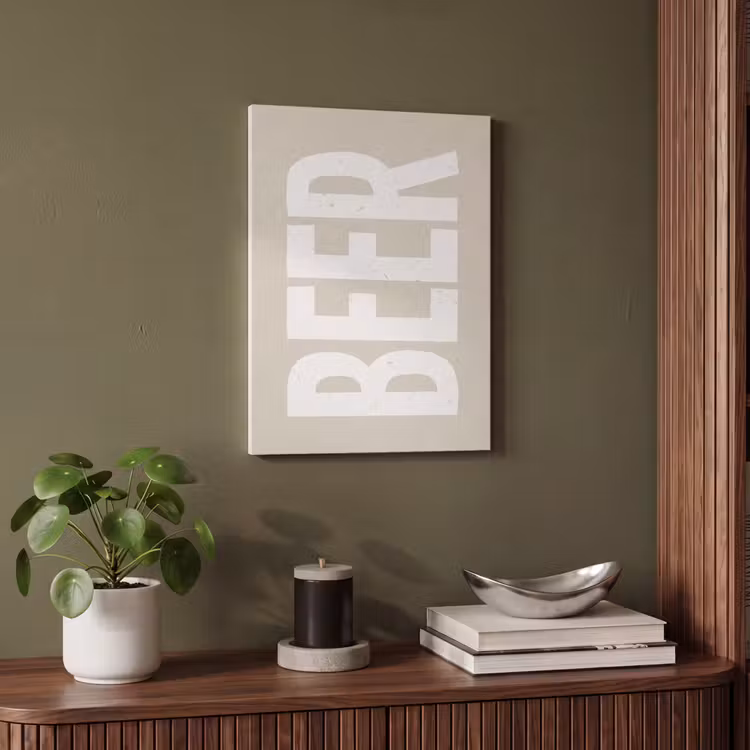 Akustikbild - Bär - Japandi - Beige - Dekoration — 4