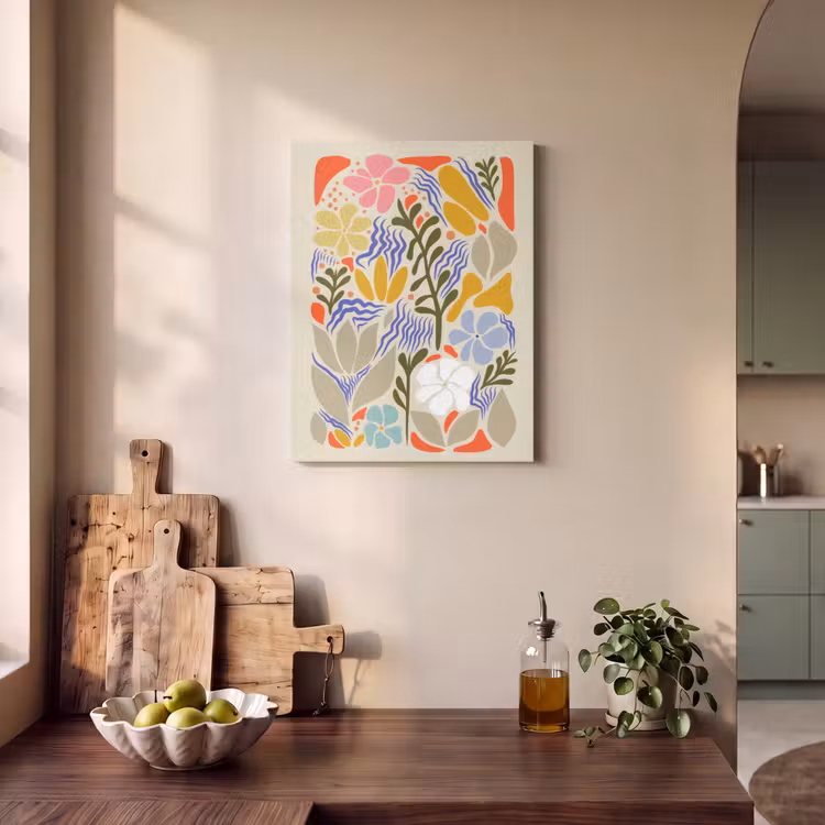 Akustikbild - Abstrakt - Blumen - Blätter — 2