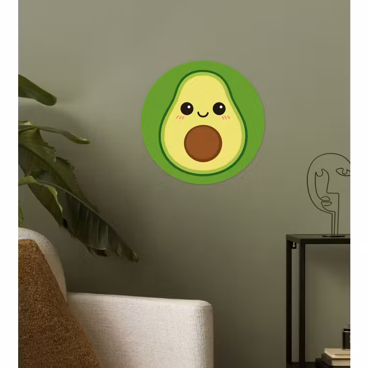 Runde Tapete - Avocado - Grün - Verspielt — 3