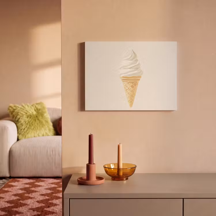 Akustikbild - Eiswaffel - Weiß — 3