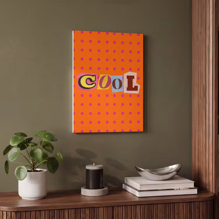 Akustikbild - Cool - Punkte - Orange — 4