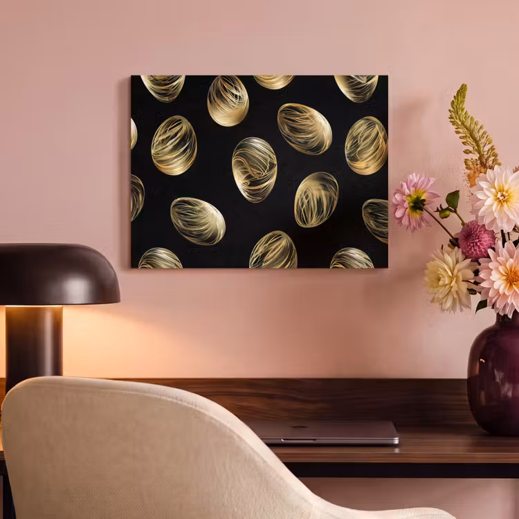 Akustikbild - Eier - Gold - Muster — 4