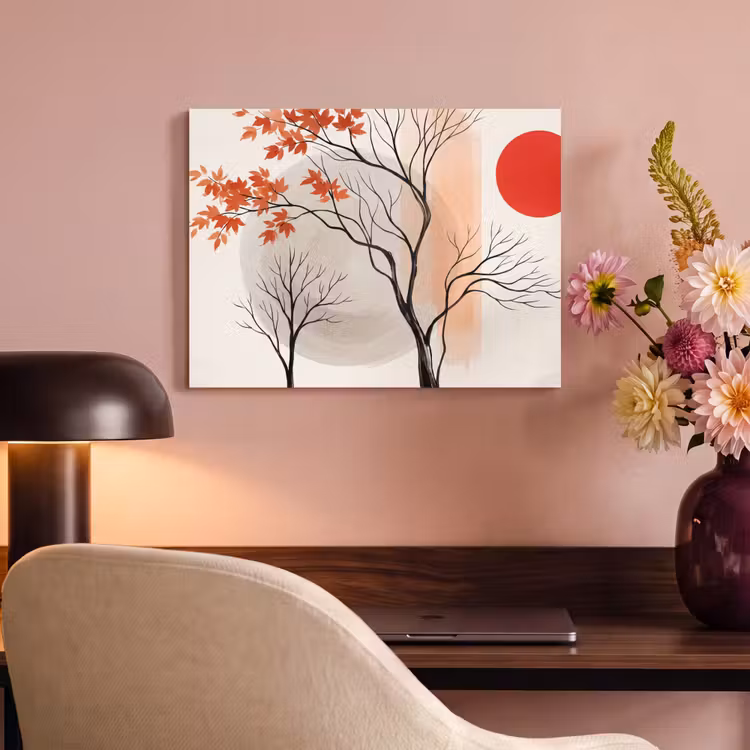 Akustikbild - Baum – Rot – Abstrakt — 4