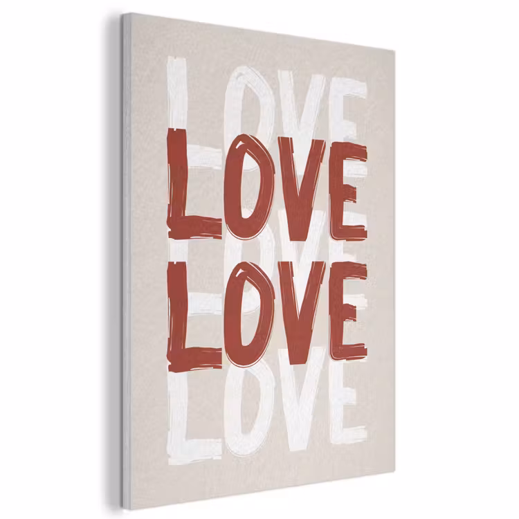 Akustikbild - Liebe - Rot - Text — 1