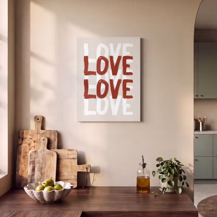 Akustikbild - Liebe - Rot - Text — 2