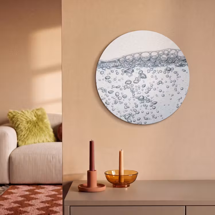 Akustikbild Rund - Luftblasen - Wasser - Dynamisch — 2