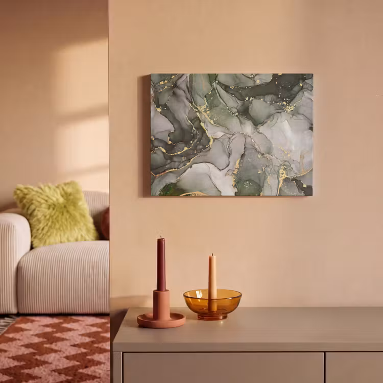 Akustikbild - Luxus - Marmor - Grün — 3