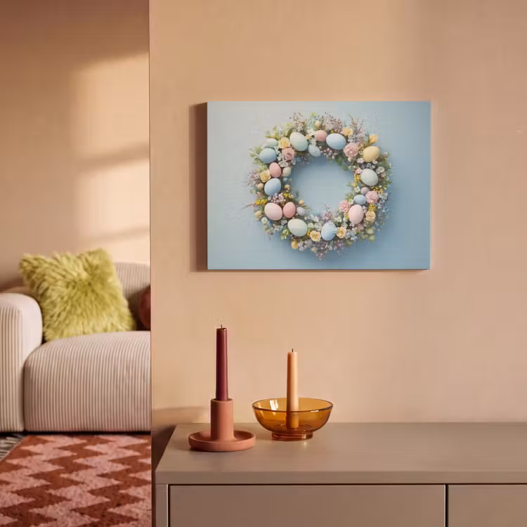 Akustikbild - Kranz - Eier - Blumen — 3