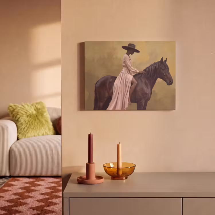 Akustikbild - Pferd - Klassisch - Ocker — 3