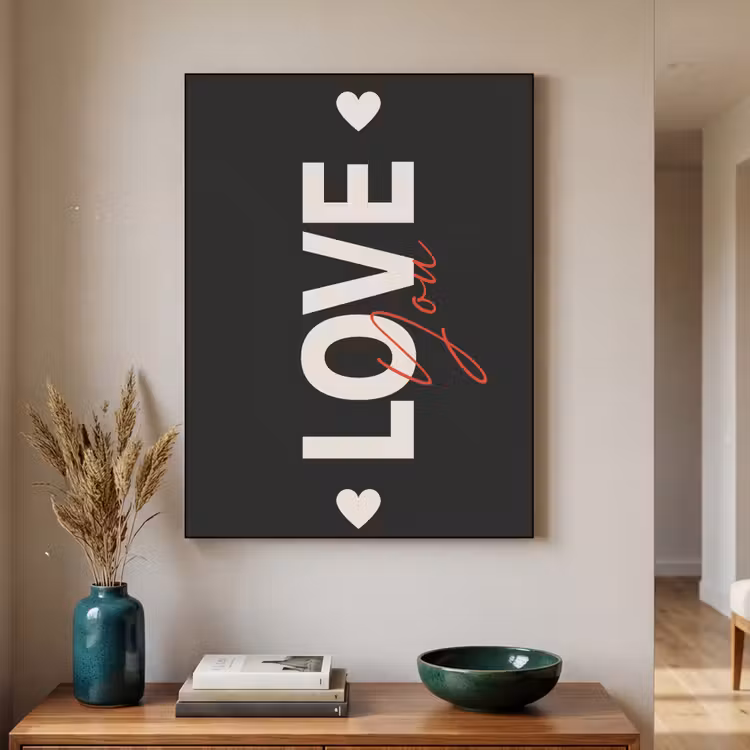 Art Frame - Liebe - Rot - Valentinstag — 2