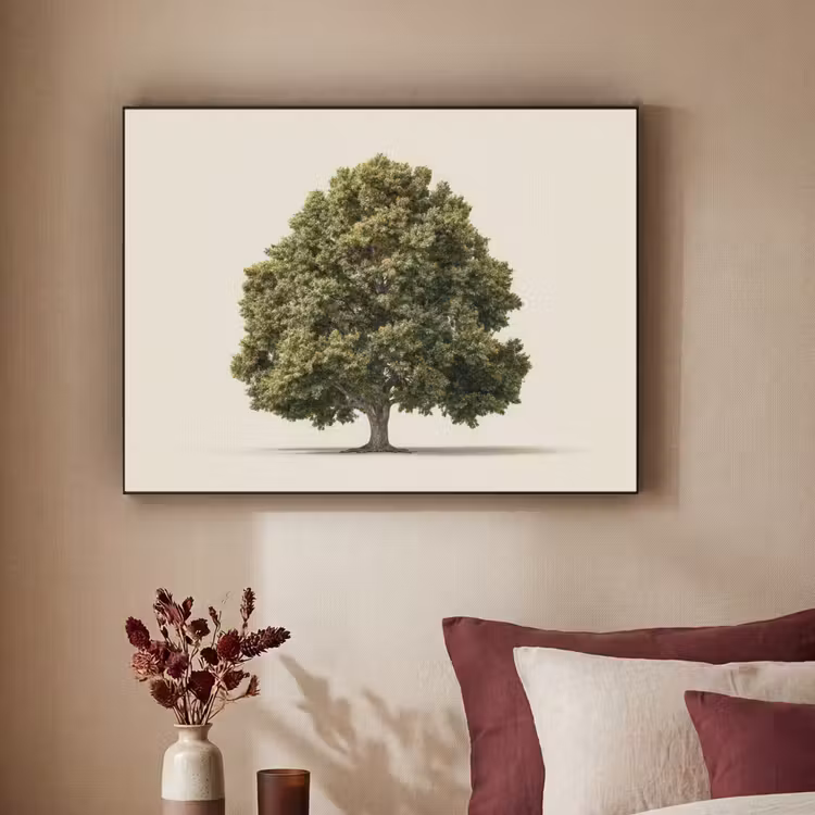Art Frame - Eichenbaum - Grün - Heller Hintergrund — 2