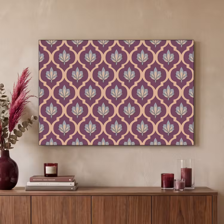 Art Frame - Muster - Lila - Blume — 2