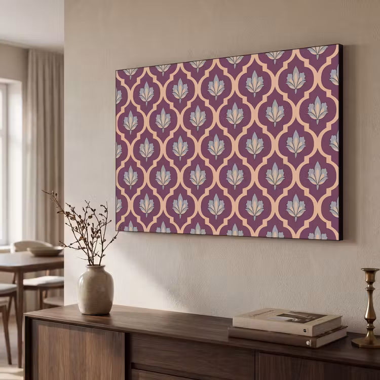 Art Frame - Muster - Lila - Blume — 4