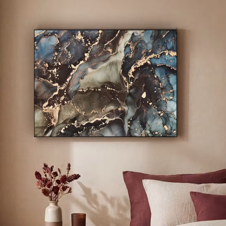 Art Frame - Marmor - Gold - Grün — 2