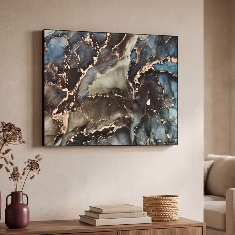 Art Frame - Marmor - Gold - Grün — 4