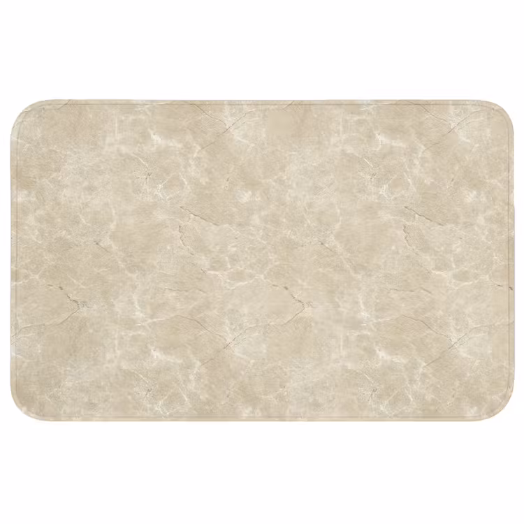 Badematte - Hellbeige - Marmor - Diffusionsäderung — 1
