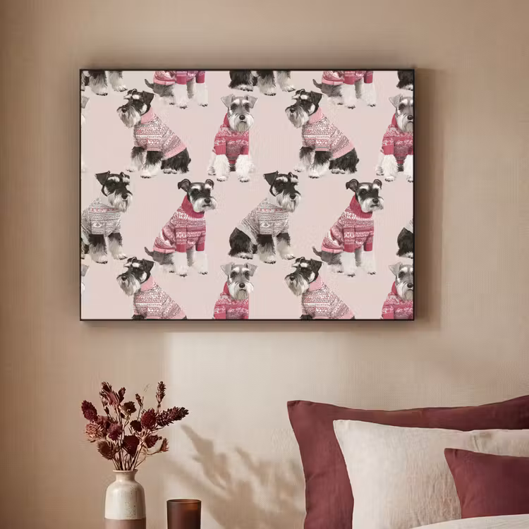 Art Frame - Hunde - Pullover - Rot — 2
