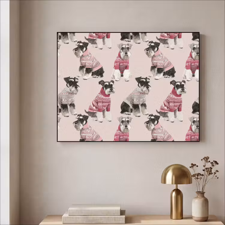 Art Frame - Hunde - Pullover - Rot — 3